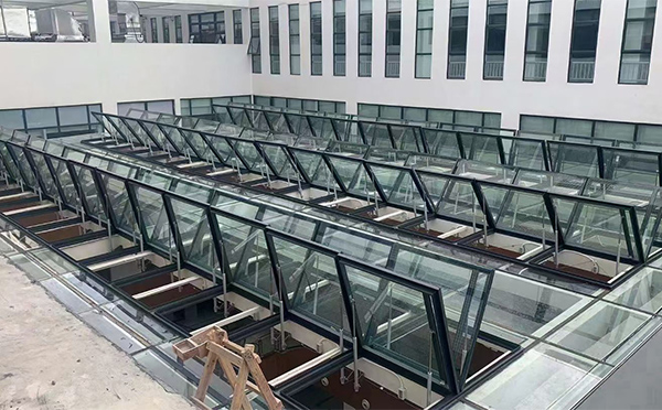 百安科技有限公司近期玛曲排烟窗项目案例分享